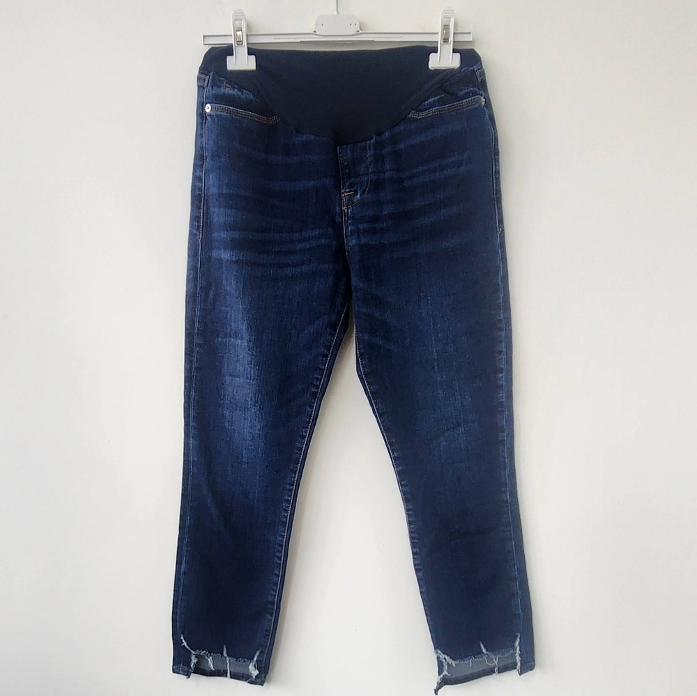 FRAME Denim Women's Maternity Straight Leg Blue Stretch  Size 29